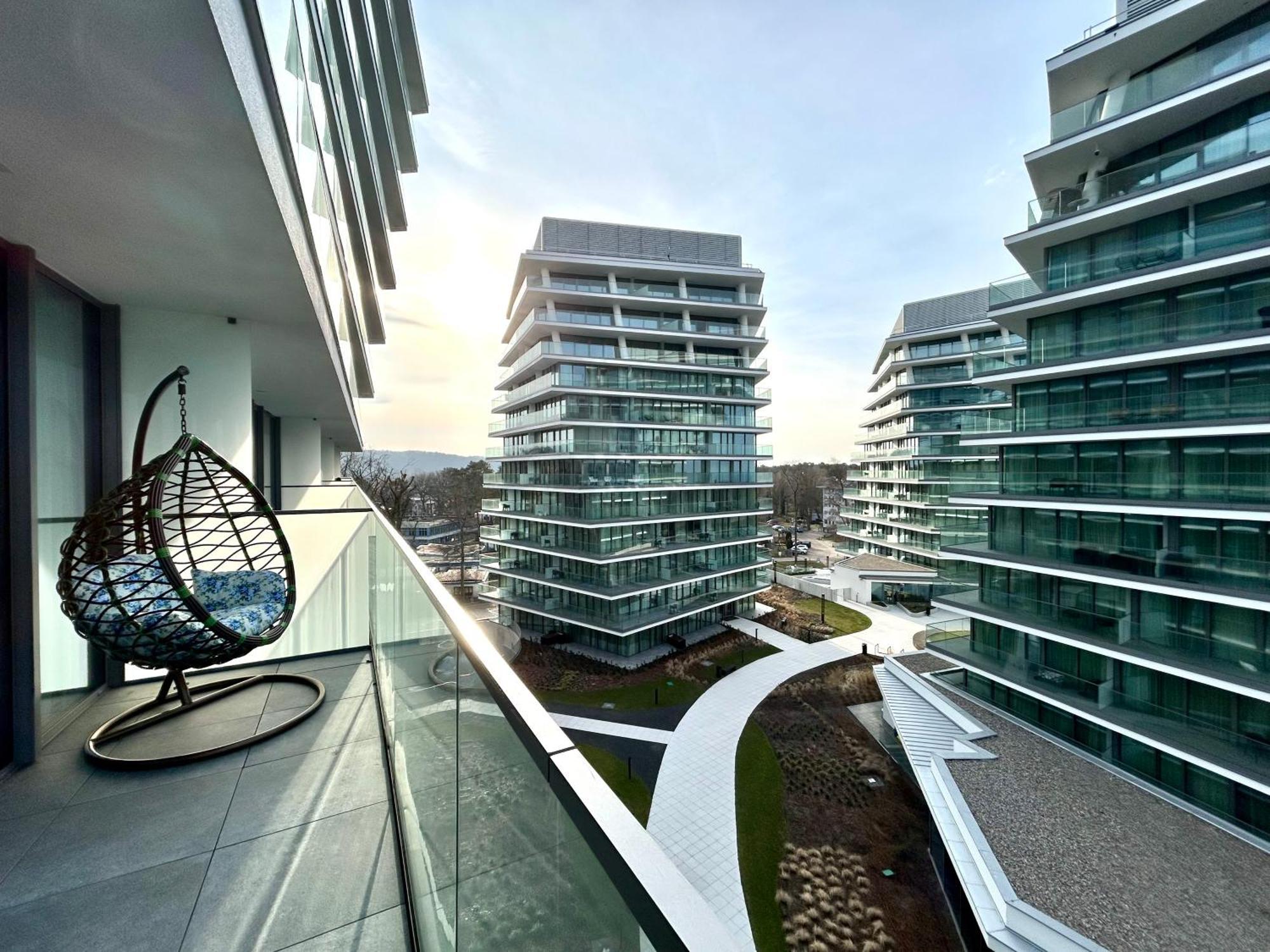 Wave - Aurum II Apartment - Front Sea View 미엥지즈드로예 외부 사진